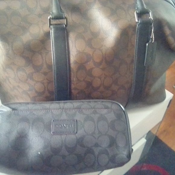 Coach trekker 52in signature canvas bag & travel kit - Picture 1 of 2
